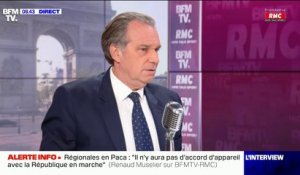 Renaud Muselier (LR), candidat aux régionales: "Le bon sens voudrait que la majorité présidentielle me soutienne"
