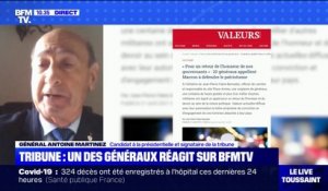 "C'est un cri d'alarme": le général Antoine Martinez, signataire de la tribune de Valeurs Actuelles, réagit sur BFMTV