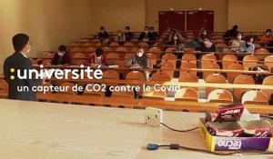 À l'université d'Angers, un capteur de CO2 surveille la qualité de l'air dans les amphithéâtres