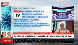 Déconfinement - Réaction de Richard Patry, le président de la fédération nationale des cinémas français après les annonces d’Emmanuel Macron - VIDEO