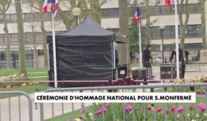 Cérémonie d'hommage national pour Stéphanie Monfermé