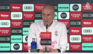 34e j. - Zidane : “C'est beau de savoir qu'il y a 4 équipes qui peuvent être champion”