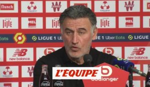 Galtier souligne la « très bonne entame » face à Nice - Foot - L1 - LOSC