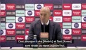 34e j. - Zidane : "Nous ne voulions pas prendre de riques avec Kroos et Modric"