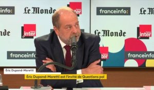 Éric Dupond-Moretti souhaite "bien sûr" qu'Emmanuel Macron se représente et va l'aider "de toute ses forces"