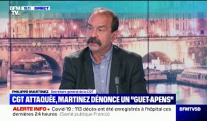 Philippe Martinez demande "des explications" à la préfecture de police après les violences subies par des militants de la CGT samedi