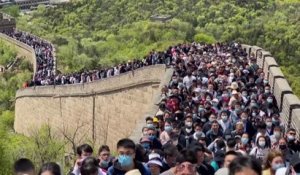 La Grande Muraille de Chine prise d'assaut pour le début des vacances