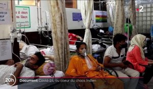 Covid-19 : immersion au cœur d'un hôpital saturé à New Delhi, en Inde
