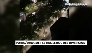 Paris/drogue : le ras-le-bol des riverains