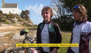 De Roscoff à Dunkerque : 1500 km en tandem pour un non-voyant et son accompagnatrice