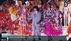 Mode : les trésors de Kenzo vendus aux enchères à Paris