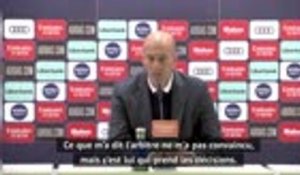 35e j. - Zidane : "Ce que m’a dit l'arbitre ne m’a pas convaincu"
