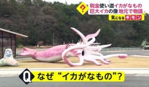 Polémique au Japon où une localité a utilisé des aides de l'Etat liées au coronavirus pour ériger une statue de calmar géant qui a coûté plus de 200.000 euros