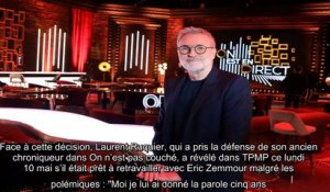 Eric Zemmour - Laurent Ruquier prêt à retravailler avec lui - Il répond