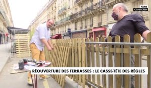 Réouverture des terrasses : le casse-tête des règles