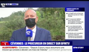 Le procureur de Nîmes sur l'appel lancé au suspect dans les Cévennes: "Nous espérons que nous pourrons nouer le dialogue avec lui si c'est encore possible"