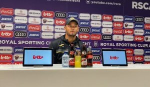 Conférence de presse de Vincent Kompany avant le match Anderlecht-Genk