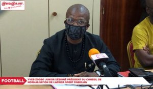 Football : Yves-Zogbo Junior désigné président du Conseil de Normalisation de l’Africa Sport d’Abidjan