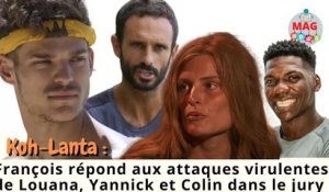 Koh Lanta François répond aux attaques virulentes de Louana, Yannick et Colin dans le jury final