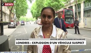 Londres : explosion d'un véhicule suspect