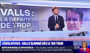 Législatives 2022: le nouveau fiasco de Manuel Valls, éliminé dès le 1er tour