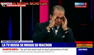 Emmanuel Macron moqué à la télévision russe