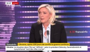 Embargo de l’UE sur le pétrole russe : "C’est une sanction stupide et nocive pour le peuple français", selon Marine Le Pen