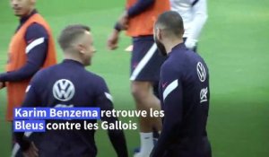 Football: "Benzema est plein de vie, d'envie" (Deschamps)