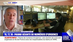 Panne de numéros d'urgence: Christophe Prudhomme invite à "passer par le standard de l'hôpital qui peut basculer l'appel sur le Samu"