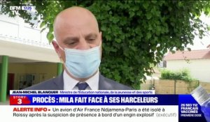 Jean-Michel Blanquer: "On doit tous être en soutien de Mila"