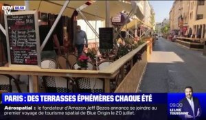 Les terrasses éphémères vont être pérennisées chaque année à Paris du 1er avril au 31 octobre