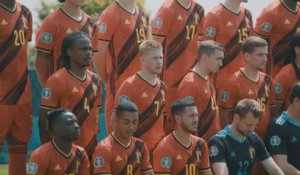 Les Diables Rouges ont posé pour leur photo officielle avant l'Euro (images RBFA)