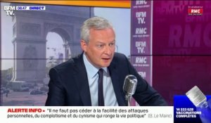 "Ça n'est pas à moi de le décider": Bruno Le Maire ne sait pas si la réforme des retraites sera reprise