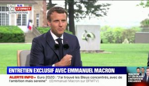 Emmanuel Macron: "Didier Deschamps est un immense sélectionneur"
