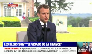 Emmanuel Macron: "Le sélectionneur a fat le bon choix" en rappelant Karim Benzema