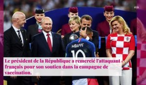 Kylian Mbappé : Emmanuel Macron le remercie pour son soutien dans la campagne de vaccination
