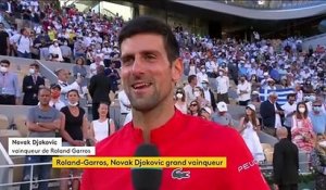 Roland-Garros : Novak Djokovic, grand vainqueur