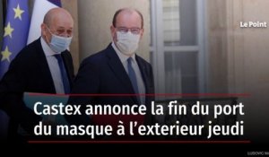 Castex annonce la fin du port du masque à l’exterieur jeudi