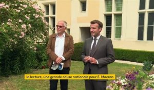 "Grande cause nationale", la lecture est "un voyage permanent", déclare Emmanuel Macron