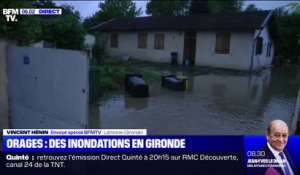Les orages ont provoqué des inondations en Gironde
