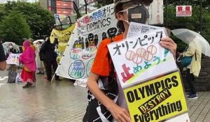 Tokyo: manifestation anti-JO à un mois du début des jeux