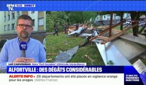 Orages: le maire d'Alfortville Luc Carvounas affirme qu"on aurait pu avoir des morts"