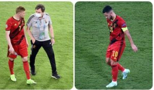 Blessures de Kevin De Bruyne et Eden Hazard:  la Belgique retient son souffle