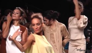 Maquillaje y peluquería en el desfile de Duyos primavera verano 2015