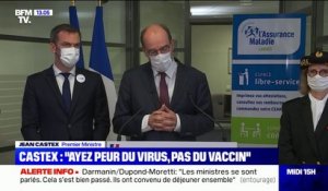 Jean Castex: "Ayez peur du virus, n'ayez surtout pas peur du vaccin"