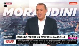 EXCLU - Le passager d’un TGV Paris/Marseille qui a reçu des coups de feu en mai dernier témoigne dans « Morandini Live » - VIDEO