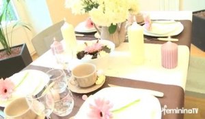 Décoration de table : une décoration de table fleurie