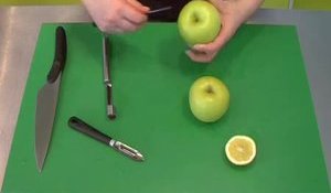 Comment couper une pomme pour une tarte aux pommes 