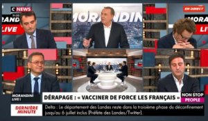 Florian Philippot demande le retrait de l'antenne du journaliste de BFM TV et RMC, Emmanuel Lechypre, qui veut envoyer les policiers chercher ceux qui refusent le vaccin et les vacciner de force