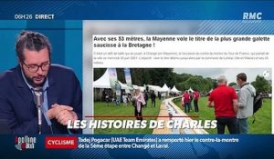 « Les 3 histoires de Charles Magnien » : La Mayenne obtient le titre de la plus grande galette saucisse et un Britannique bat le record mondial du Guinness avec des M&M's - 01/07